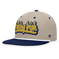 Men's Fanatics Khaki/Navy Notre Dame Fighting Irish Colt Fitted Hat