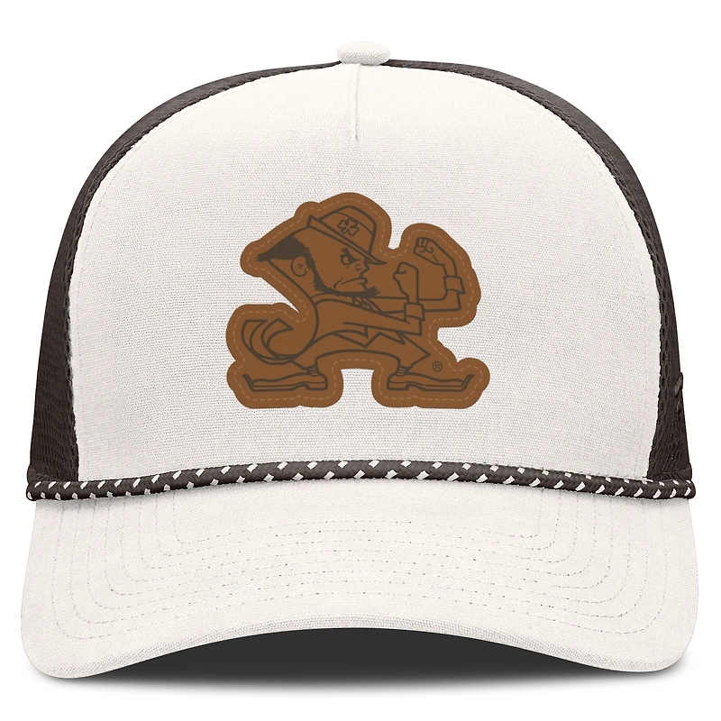 Casquette trucker ajustable Fanatics Natural Notre Dame Fighting Irish Bronco pour homme