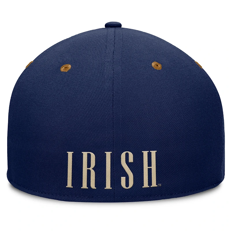 Men's Fanatics Navy/Brown Notre Dame Fighting Irish NoBo Fitted Hat