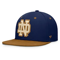 Casquette ajustée NoBo bleu marine/marron pour homme des Fighting Irish de Notre Dame