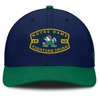 Men's Fanatics Navy/Kelly Green Notre Dame Fighting Irish Adapt Adjustable Trucker Hat