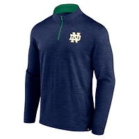 Haut à quart de zip Fanatics Navy Notre Dame Fighting Irish Classic Homefield pour hommes