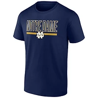 T-shirt Fanatics Navy Notre Dame Fighting Irish Classic Inline Team pour hommes