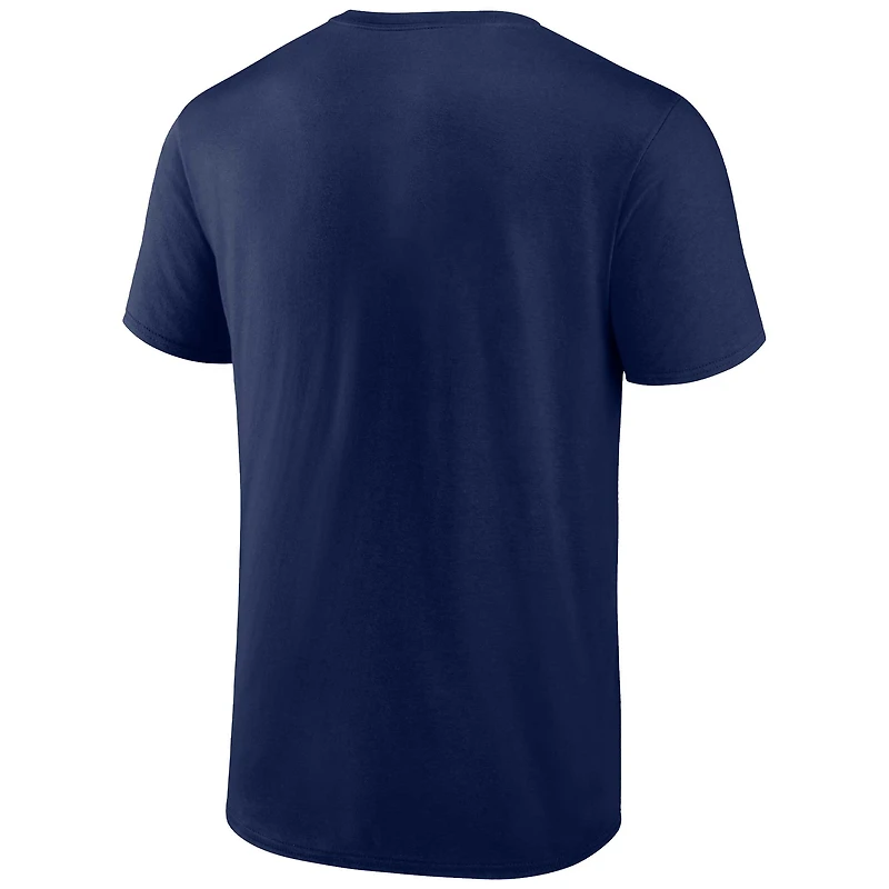 T-shirt Fanatics Navy Notre Dame Fighting Irish Classic Inline Team pour hommes