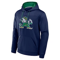 Men's Fanatics  Navy Notre Dame Fighting Irish Defender Dot Faded Primary Pullover Hoodie