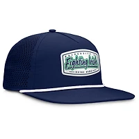 Casquette ajustable en corde pour homme, bleu marine, motif Notre Dame Fighting Irish Expedition