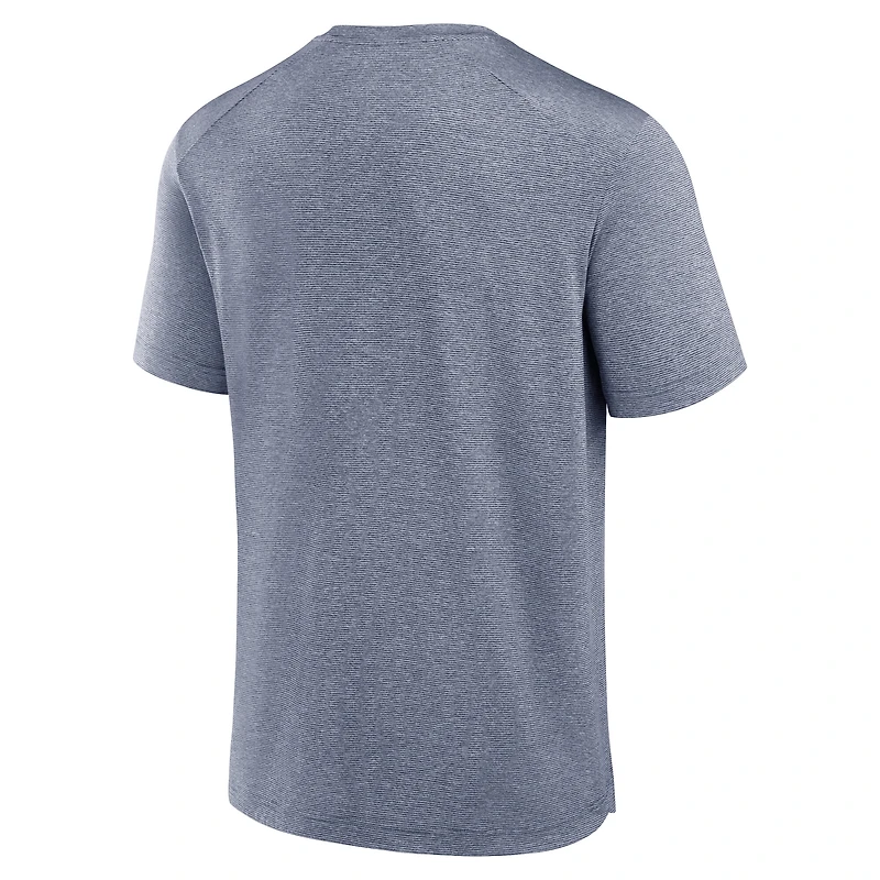 T-shirt technique pour homme Fanatics bleu marine Notre Dame Fighting Irish Front Office