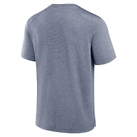 T-shirt technique pour homme Fanatics bleu marine Notre Dame Fighting Irish Front Office