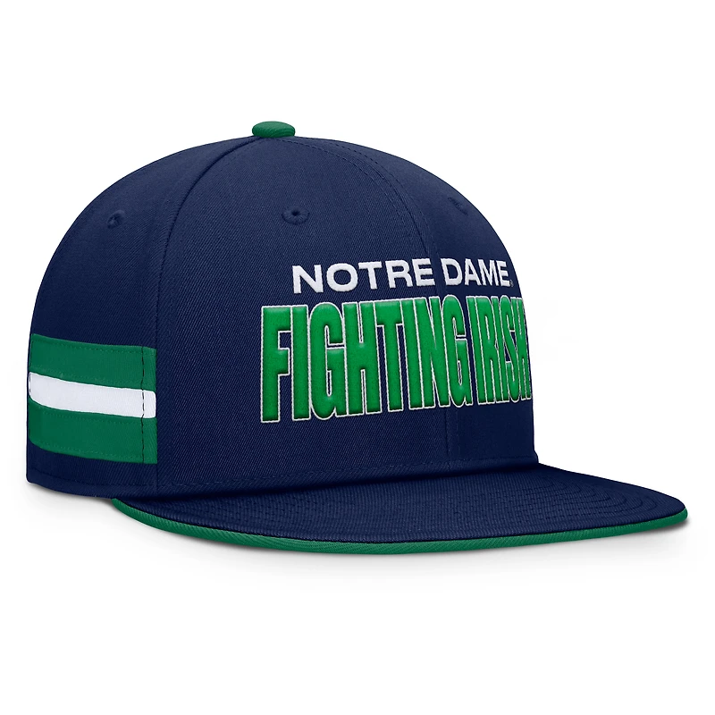 Casquette ajustée Fanatics Navy Notre Dame Fighting Irish pour homme