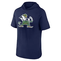 T-shirt à capuche avec logo principal irlandais Fanatics Navy Notre Dame Fighting Irish pour hommes