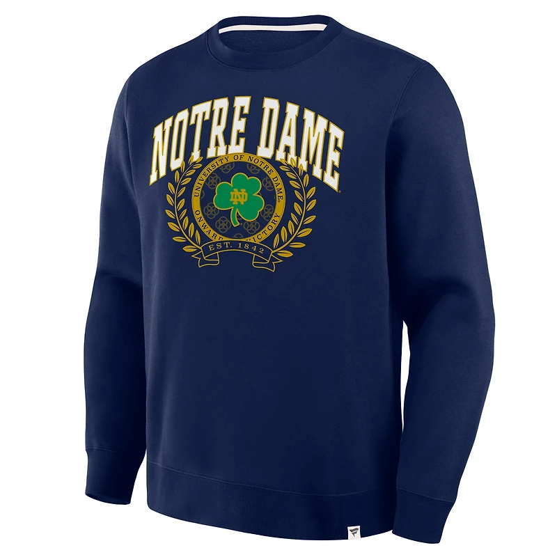 Men's Fanatics Navy Notre Dame Fighting Irish Strength Unity Legacy Pullover Sweatshirt