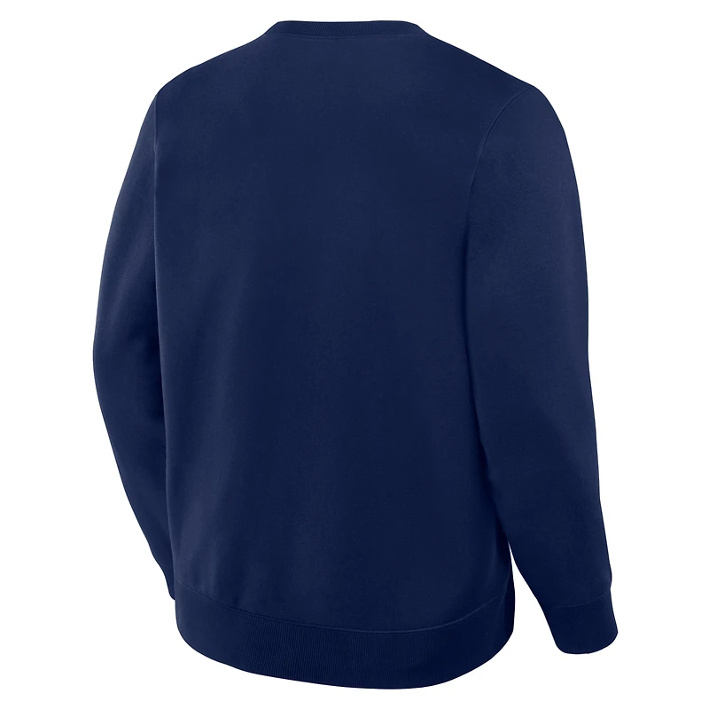 Men's Fanatics Navy Notre Dame Fighting Irish Strength Unity Legacy Pullover Sweatshirt