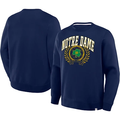 Men's Fanatics Navy Notre Dame Fighting Irish Strength Unity Legacy Pullover Sweatshirt