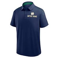 Men's Fanatics Navy Notre Dame Fighting Irish Take The Lead Defender Raglan Polo