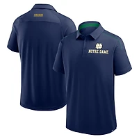Men's Fanatics Navy Notre Dame Fighting Irish Take The Lead Defender Raglan Polo