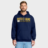Men's Fanatics Navy Notre Dame Fighting Irish The Quad Stellar Excellence Pullover Hoodie
