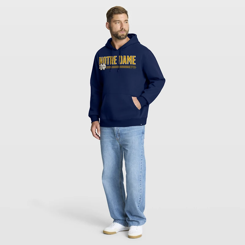 Men's Fanatics Navy Notre Dame Fighting Irish The Quad Stellar Excellence Pullover Hoodie