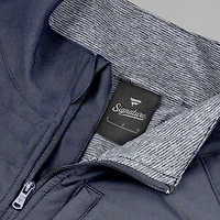 Veste zippée entièrement ton sur avec logo principal de Notre Dame Fighting Irish pour homme la marque Fanatics Navy