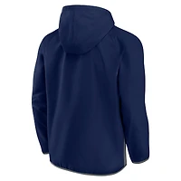 Fanatics Navy Notre Dame Fighting Irish Victory On Raglan Quarter-Zip Sweat à capuche pour hommes