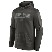 Men's Fanatics Olive Notre Dame Fighting Irish OHT Military Appreciation Guardian Pullover Hoodie
