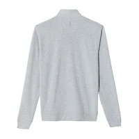 Pull-over à col zippé 1/4 en mélange de trois matières, gris Notre Dame Fighting Irish, la marque johnnie-O.
