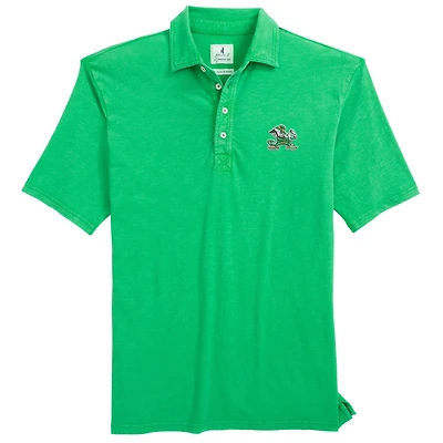 Men's johnnie-O Kelly Green Notre Dame Fighting Irish Coastal Wash Polo