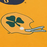 T-shirt premium Mitchell & Ness Gold Notre Dame Fighting Irish Double Clutch pour homme