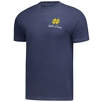 Men's Navy Notre Dame Fighting Irish Deck the Halls Comfort Colors T-Shirt