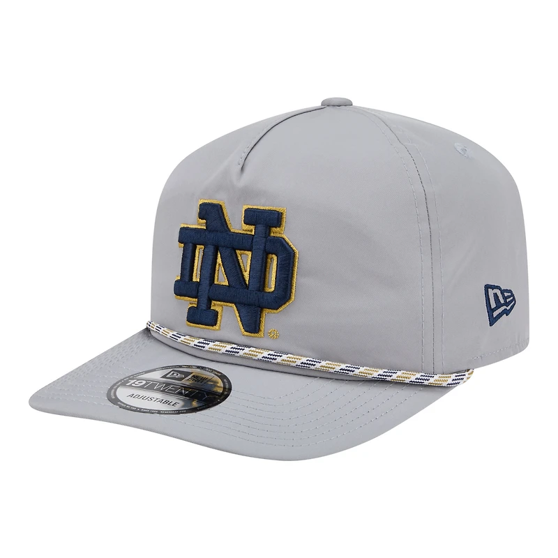 Men's New Era Gray Notre Dame Fighting Irish 19TWENTY Adjustable Hat