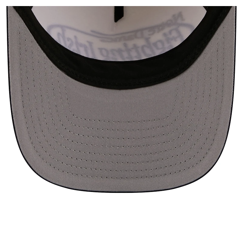 Men's New Era Natural/Navy Notre Dame Fighting Irish Prepster 9FORTY M-Crown Adjustable Hat