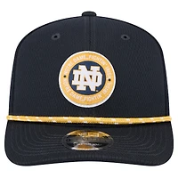 Men's New Era Navy Notre Dame Fighting Irish COOLERA 9SEVENTY Rope Stretch-Snap Hat