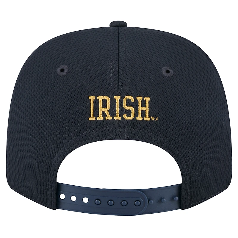 Men's New Era Navy Notre Dame Fighting Irish COOLERA 9SEVENTY Rope Stretch-Snap Hat