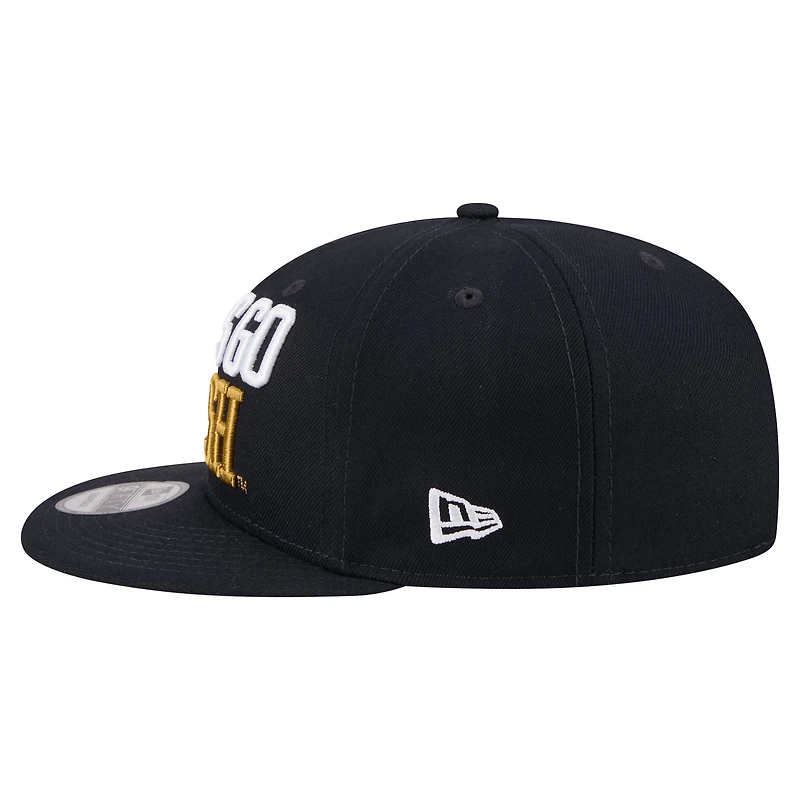 Casquette snapback New Era bleu marine Notre Dame Fighting Irish Go Team 9FIFTY pour homme