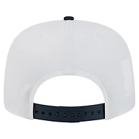 Casquette New Era blanche/bleu marine pour homme, style rétro, style Notre Dame Fighting Irish 2025 Orange Bowl Champions 9FIFTY A-Frame, snapback