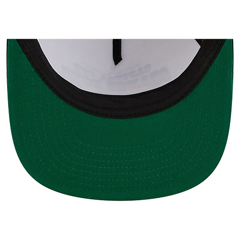 Casquette New Era blanche/bleu marine pour homme, style rétro, style Notre Dame Fighting Irish 2025 Orange Bowl Champions 9FIFTY A-Frame, snapback