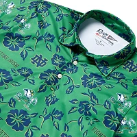 Men's Reyn Spooner Green Notre Dame Fighting Irish Performance Polo