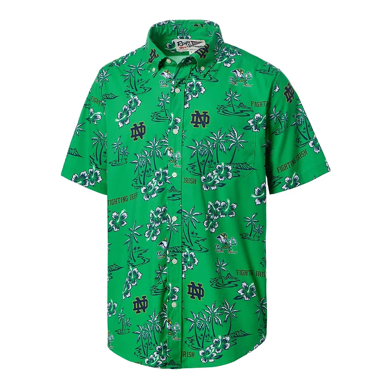Men's Reyn Spooner Kelly Green Notre Dame Fighting Irish Classic Button-Up Shirt