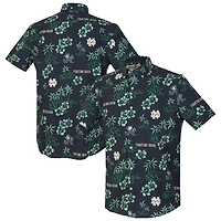Chemise boutonnée classique Kekai Tri-Blend pour homme, bleu marine, de l'équipe Notre Dame Fighting Irish