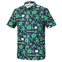 Men's Reyn Spooner  Navy Notre Dame Fighting Irish Pua Performance Polo