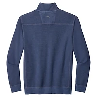 Men's Tommy Bahama Navy Notre Dame Fighting Irish Montego Bay Half-Zip Jacket