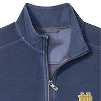 Men's Tommy Bahama Navy Notre Dame Fighting Irish Montego Bay Half-Zip Jacket
