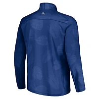 Veste demi-zippée Tommy Bahama Navy Notre Dame Fighting Irish Sport Delray Frond pour homme