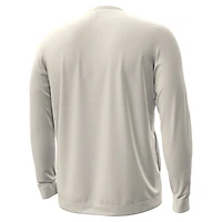 Men's Under Armour Cream Notre Dame Fighting Irish Sideline Meridian Cold Weather Sweatshirt