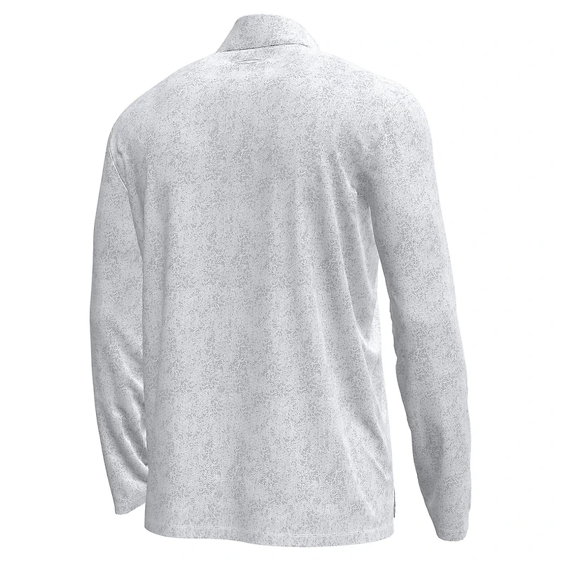 Men's Under Armour Gray Notre Dame Fighting Irish Hockey Leprechaun Tech Quarter-Zip Top