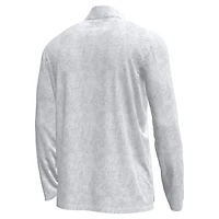 Men's Under Armour Gray Notre Dame Fighting Irish Hockey Leprechaun Tech Quarter-Zip Top