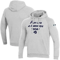 Under Armour Gris Notre Dame Fighting Irish Play Like à Champion Today All Day Raglan Fleece Sweat capuche pour homme