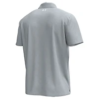 Men's Under Armour Gray Notre Dame Fighting Irish Sporting Leprechaun Icon Polo