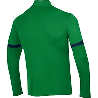 Under Armour Kelly Green Notre Dame Fighting Irish Assist Warm Up Veste entièrement zippée pour hommes