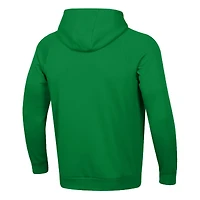 Men's Under Armour Green Notre Dame Fighting Irish 2025 Sideline Rival Fleece Hoodie