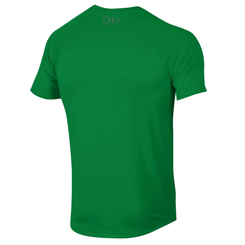 Men's Under Armour Green Notre Dame Fighting Irish Baseball Icon Raglan Performance T-Shirt